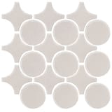 Available in all colors (shown in Pure White) 4x4 and 3-1/4x3-1/4 Arabesque 9A Field Gloss