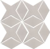 Available in all colors (shown in Pure White) 11x11 and 4x8 Arabesque 4 Field Gloss