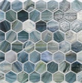 Amalfi 2 inch Hex Mosaic Pearl