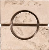 Available in all colors and finishes (shown in Hacienda) 3x6 Arch Set Field Limestone