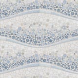Blue Ombre Specialty Calypso Mosaic Polished