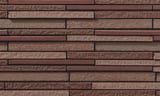 Brown 9.25x0.55 9.25x0.73 and 9.25x0.98 Mosaic Unglazed