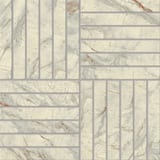 MBQ01 Van Gogh White 1x6 Alternating Mosaic Unpolished
