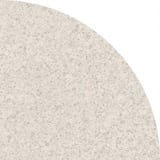 4101 Chalk White 12x12 Quarter Circle F Field Smooth (V)