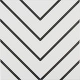 Black White 8x8 Diagonal Lines Field Matte