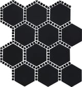 Nero 10x11 Halo Mosaic Matte