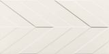 White 16x32 Chevron Field Matte