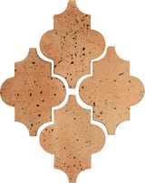 Available in all colors (shown in Cafe Olay) 8x10 Arabesque 16 Field Travertine