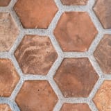 Normandy Cream 6x6 Hexagon Field Vintage