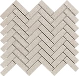 Light Grey 1x3 Herringbone Mosaic Natural