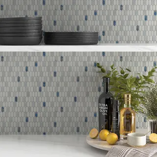 Accent Bleu series tile detail