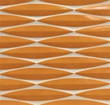 Coral Reef 1-5/8x9-1/2 Keel Mosaic Glazed