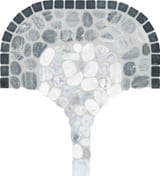 Galaxy 7.8x15.4 Flow Pebble Mosaic Tumbled