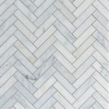 Bianco Bello 11-7/8x11-15/16 Herringbone Mosaic Honed