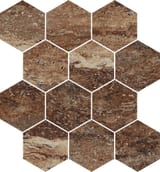 Bold 3x3 Hex Mosaic Matte