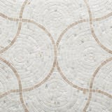 Calacatta Gold Specialty Spin Mosaic Mixed