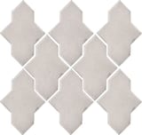 Available in all colors (shown in Pure White) 5x9 Arabesque 2A Field Gloss