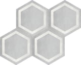 Ice 7x7 Hexagon Frame Field Matte