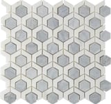 Light Grey 12x12 Siena Mosaic Honed