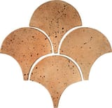 Available in all colors (shown in Cafe Olay) 8 inch Conche Field Travertine
