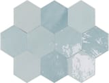 Aqua 4x5 Hex Field Gloss