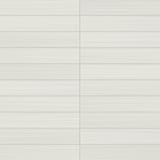 Bianco 1x6 Stacked Mosaic Matte