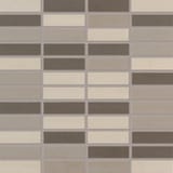 SHD1 Warm Grays 1x3 Mosaic Semi-Polished