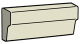 HWR06 Pen Pal 2-1/2x6 Chair Rail Gloss