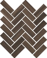 Brown 12x15 Herringbone Mosaic Matte