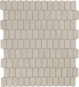 Thala Grey 1.25x2.25 Hive Mosaic Brushed