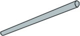 Aqua .43x7 Rounded Edge Gloss