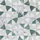 Botanic Green Specialty Vitruvius Mosaic Polished