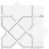 Dove 10x10 Madina Mosaic Honed