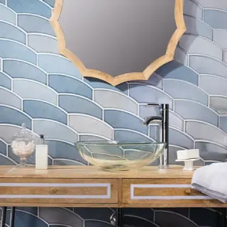 Watercolors series tile detail