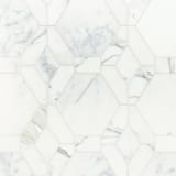 Calacatta 17-3/4x18 Hollywood Grand Mosaic Honed