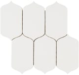 White 3-1/4x6 Cocoon Mosaic Gloss