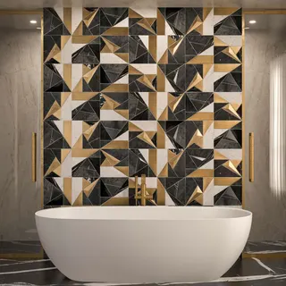 Dimensional Stone Tile series tile detail