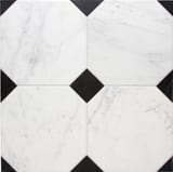 Blanc 12x12 Octagon Field Antique