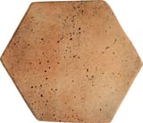 Available in all colors and finishes (shown in Cafe Olay) 6x6 Hexagon Field Travertine
