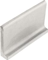 Available in all colors (shown in Pure White) 3x6 Bullnose Top Cove Base Gloss