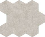 Coast 4x4 Crosscut Hexagon Mosaic Organic Matte