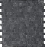 Charcoal 1x1 Shuffle Offset Mosaic Multi Textured