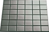 MTP02 Grey 2x2 Mosaic Gloss