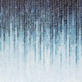 Ombre Blue 6-3/16x21-1/16 Billie Mosaic Gloss