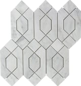 Light Grey 12x13 Pantheon Mosaic Honed