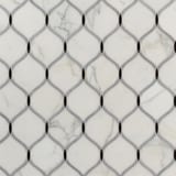 Calacatta 10-7/8x8 Starlet Mosaic Honed