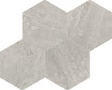 Anciano Grigio 6x6 Hexagon Mosaic Honed