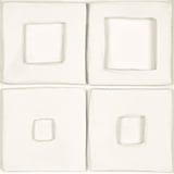 White 8x8 Carven Deco Pressed Matte