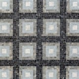Black and Blue Specialty Hip 2B Stone Mosaic Honed