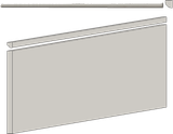 Half Moon Bay 3/8x12 Pencil Bullnose Gloss